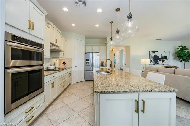 a view of a swimming pool with a yard