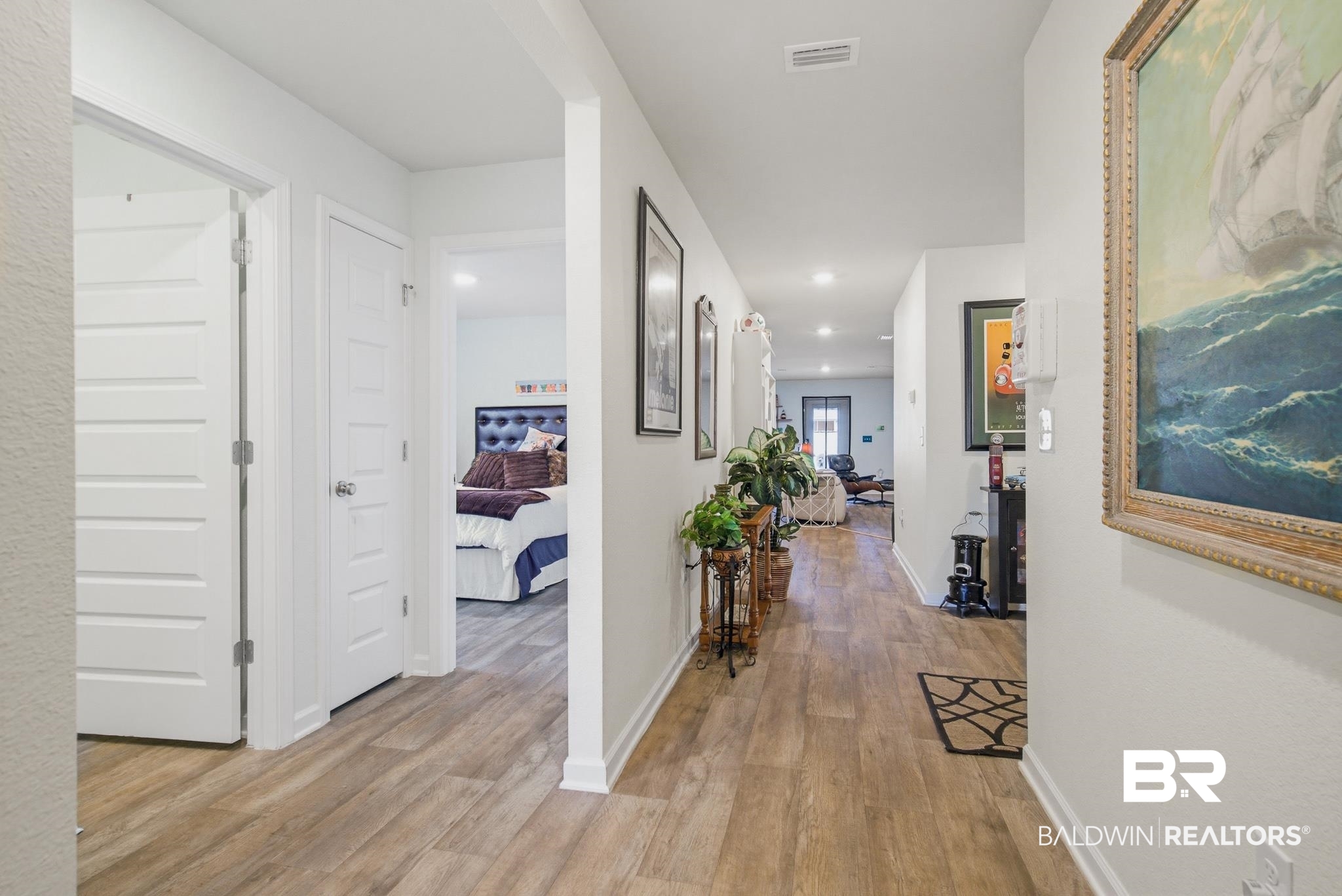 261 Fulham Lane Foley, AL 36535 - Photo 4 of 50 Hall featuring light wood-style floors and recessed lighting