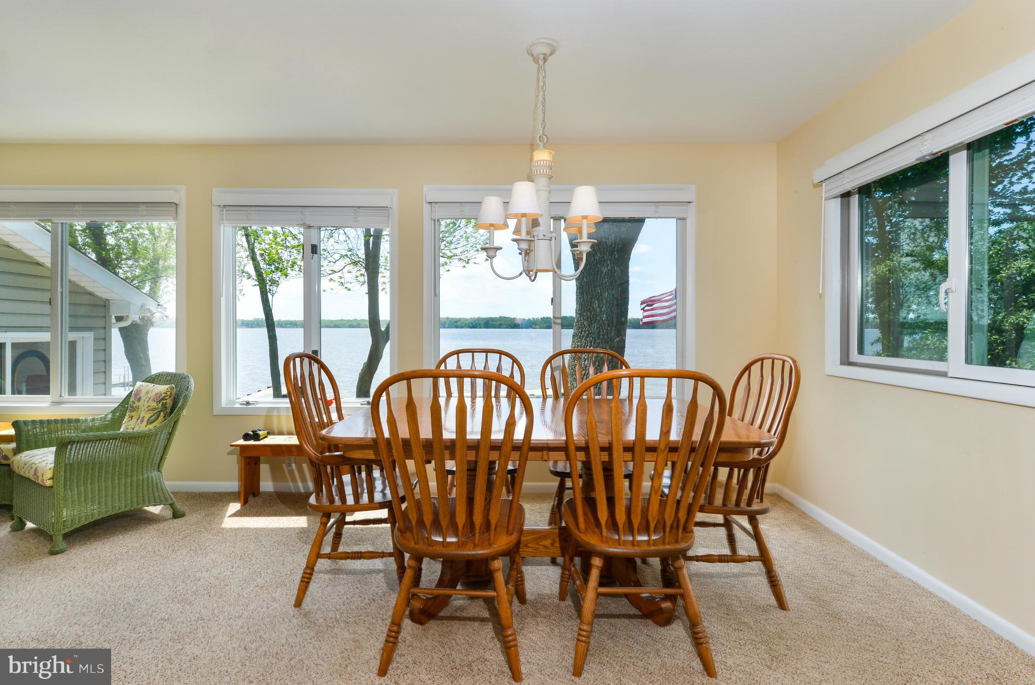 1735 Town Point Road Chesapeake City, MD 21915 - Photo 12 of 30 DINING ROOM HAS WATER VIEWS