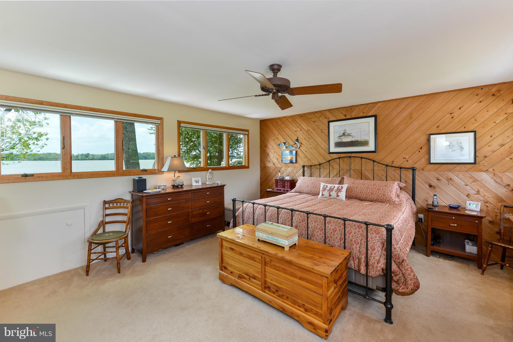 1735 Town Point Road Chesapeake City, MD 21915 - Photo 23 of 30 MASTER BEDROOM HAS WATER VIEWS