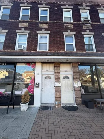 a view of a building with entryway