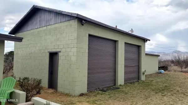 a backyard of a house