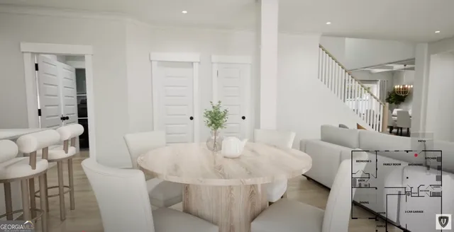 a kitchen with stainless steel appliances a refrigerator sink and stove