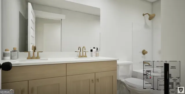 a bedroom with a bed and a cabinets