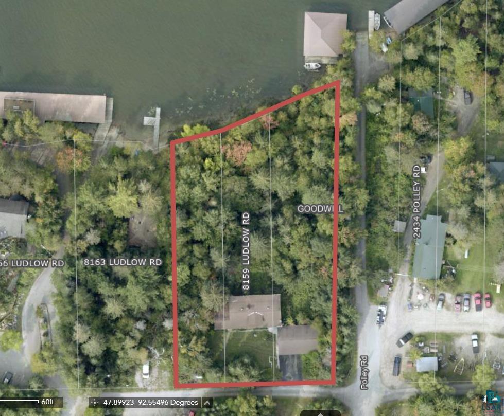 8159 Ludlow Road Cook, MN 55723 - Photo 29 of 32 Map of property location featuring property boundaries highlighted