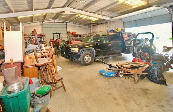 a room with storage and utility