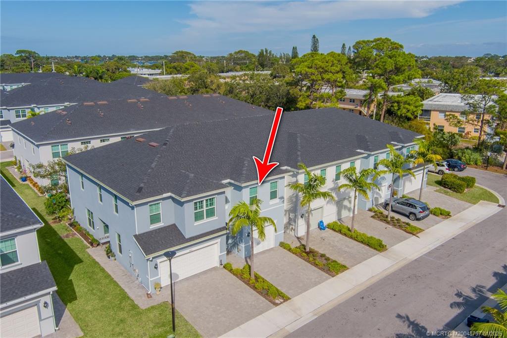 1865 Southeast Tarni Way Stuart, FL 34996 - Photo 22 of 23 an aerial view of house with yard