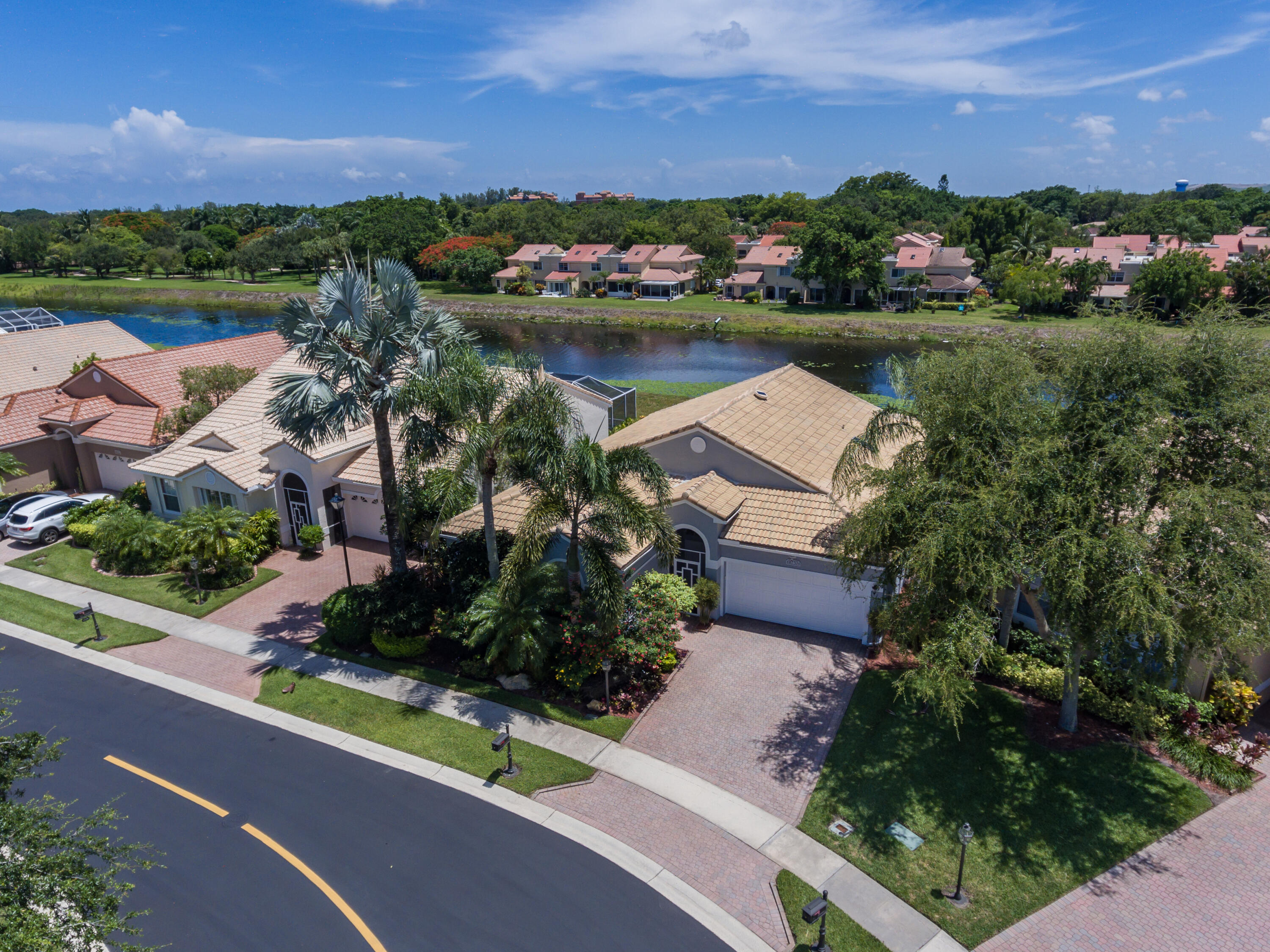 23402 Torre Circle Boca Raton, FL 33433 - Photo 41 of 44 an aerial view of a house with a lake view