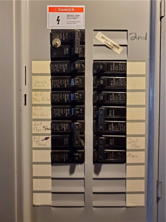 563 Prospect Street Woonsocket, RI 02895 - Photo 37 of 40 Second Floor Circuit Breakers