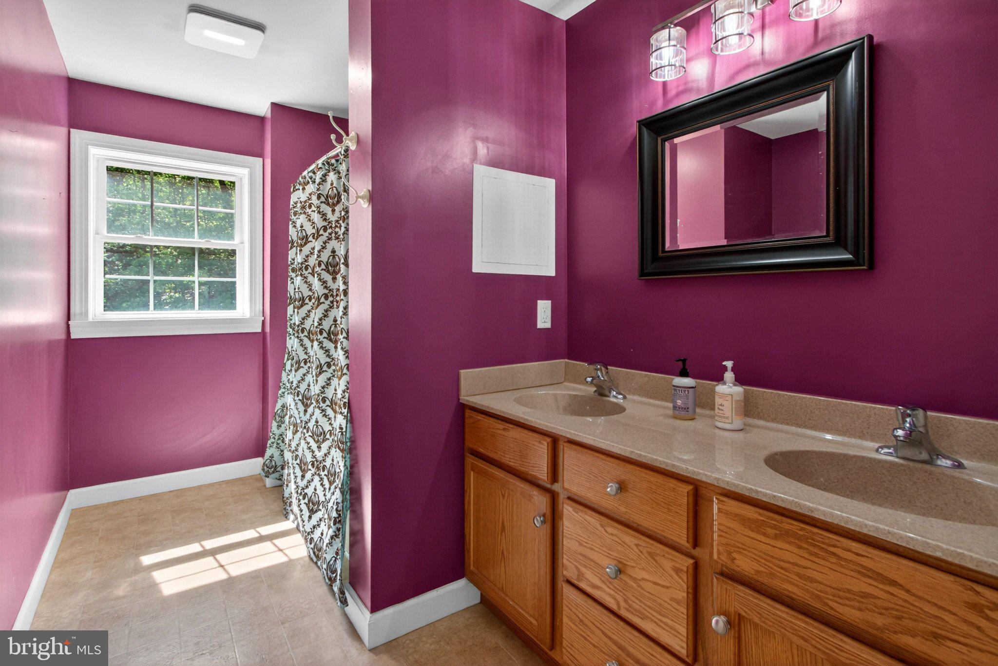 10878 Memory Road Harrington, DE 19952 - Photo 18 of 94 a bathroom with a sink a vanity and a mirror