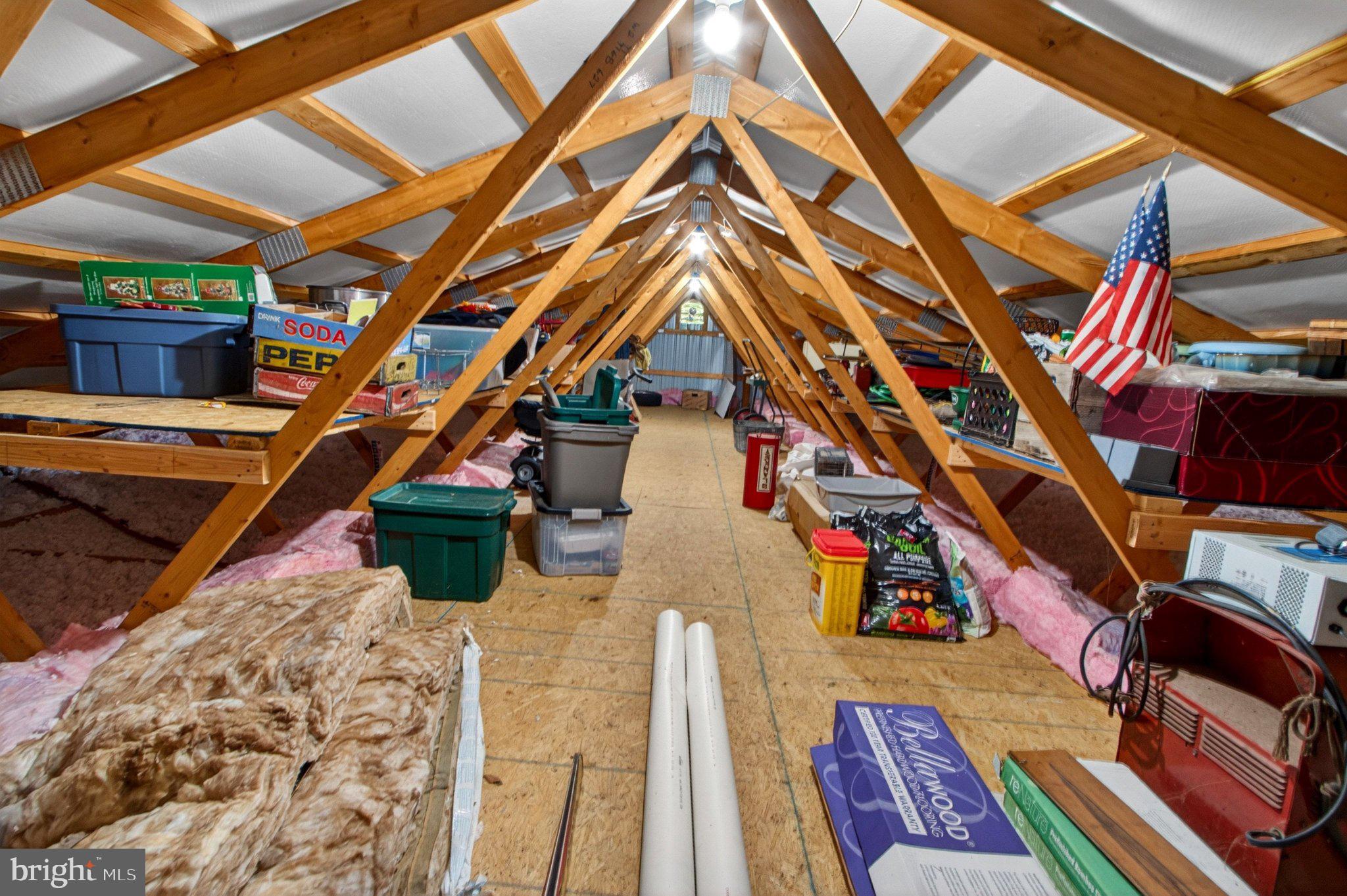 10878 Memory Road Harrington, DE 19952 - Photo 80 of 94 Spacious attic with ample storage.