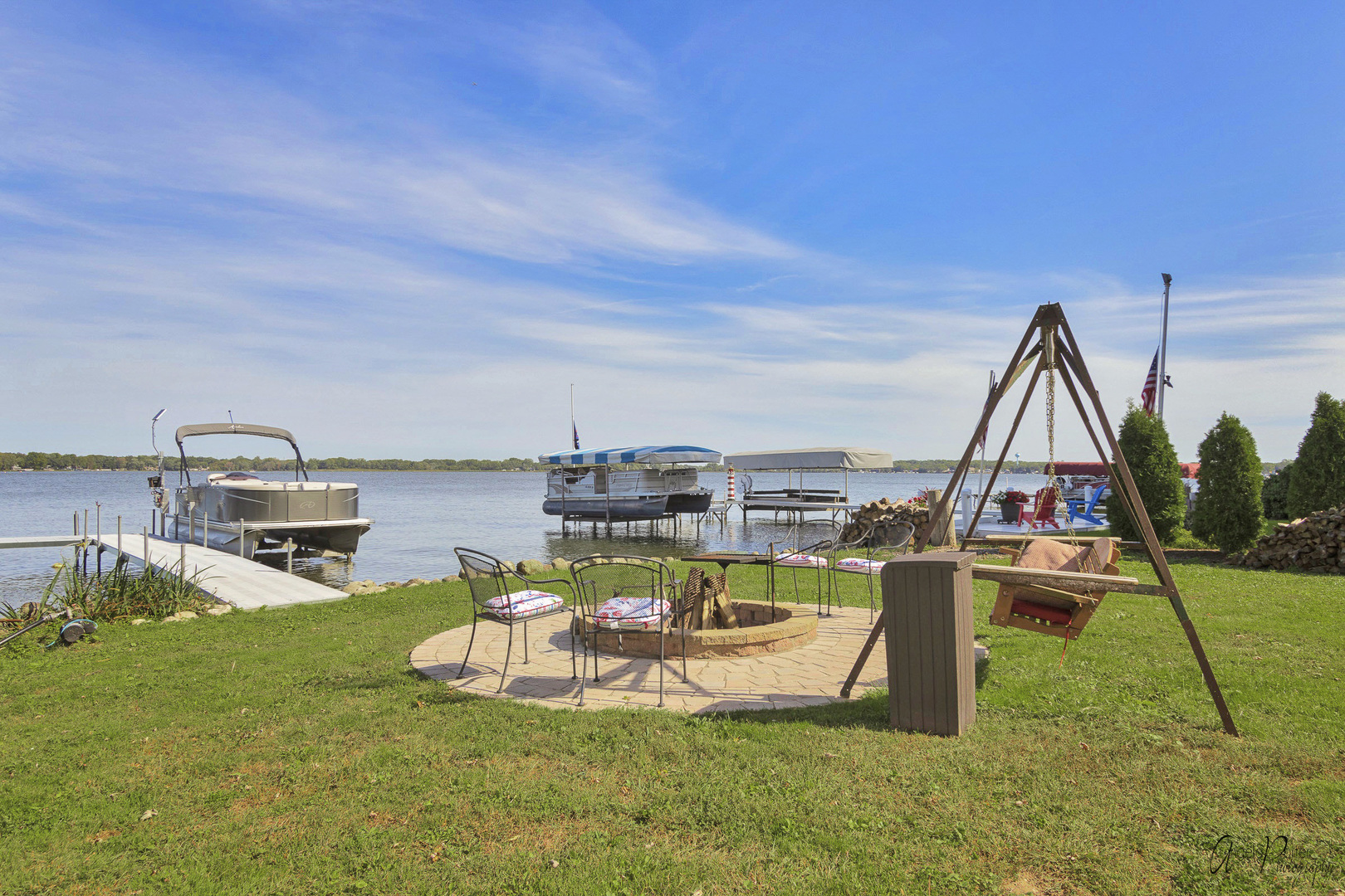520 Bald Knob Road Johnsburg, IL 60051 - Photo 42 of 53 a view of a house with a swimming pool