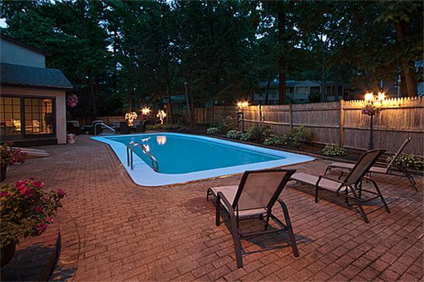 14 Apache Trail Arlington, MA 02474 - Photo 26 of 29 a view of a backyard with sitting area