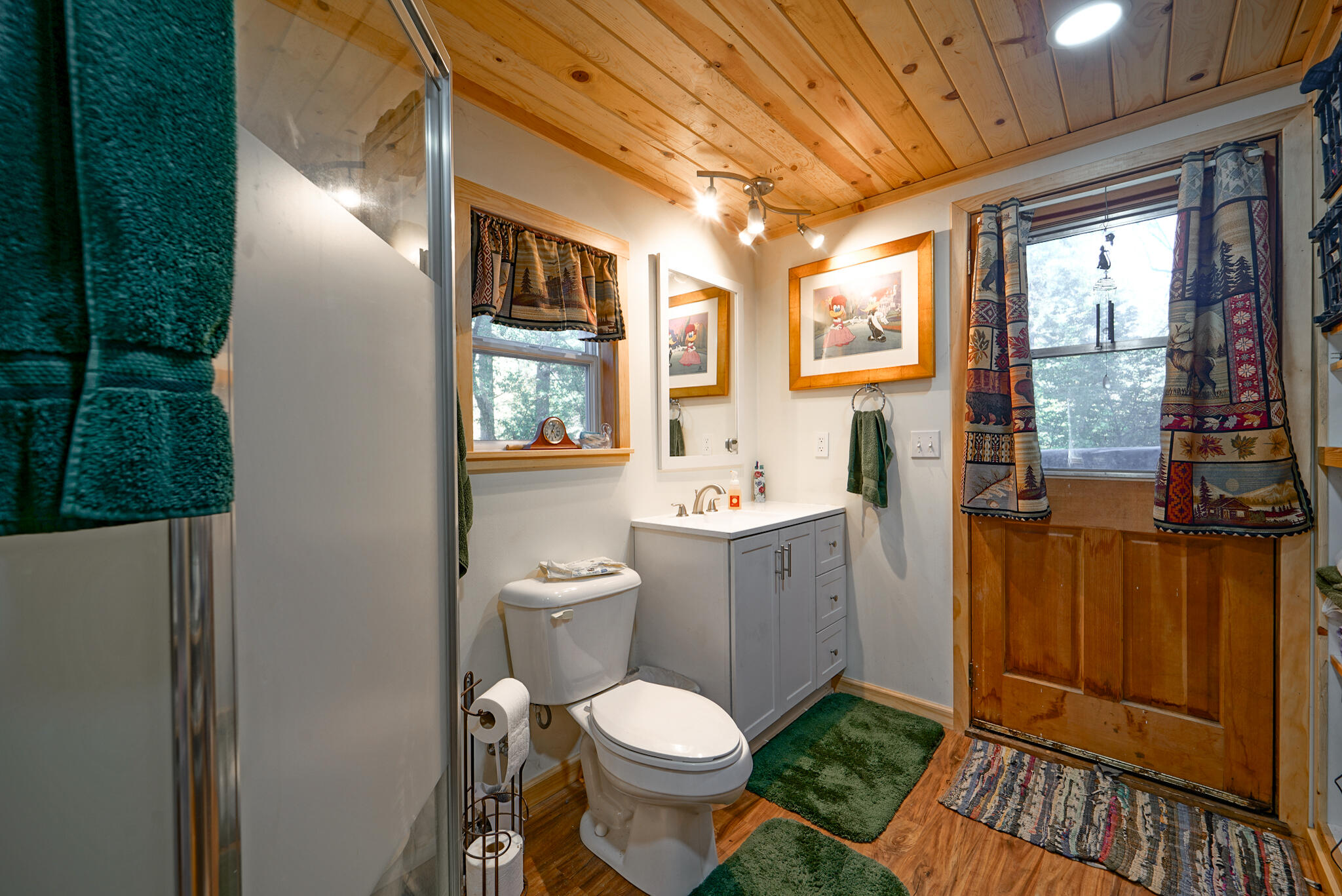 420 Price Creek Road Big Bar, CA 96010 - Photo 41 of 63 a bathroom with a toilet sink and mirror