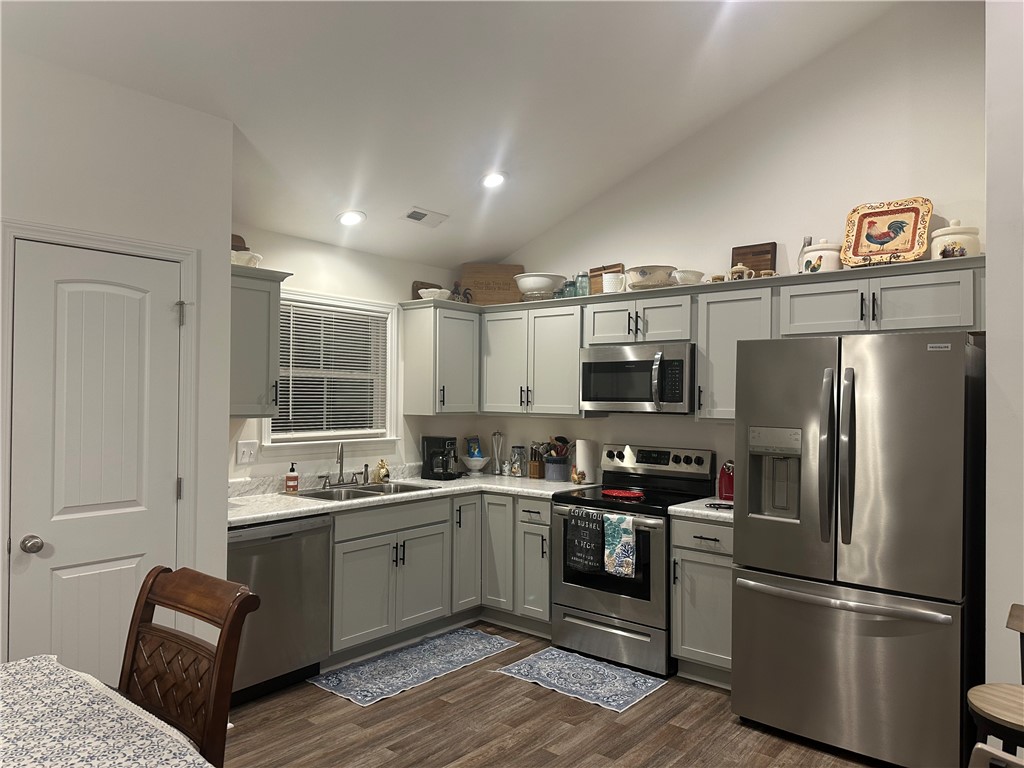 505 Blue Ridge Avenue Belton, SC 29627 - Photo 2 of 17 This thoughtfully designed kitchen offers modern amenities and a bright, functional space for daily living.