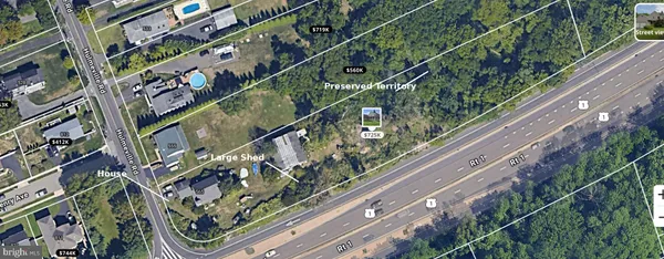 a city view with tall buildings