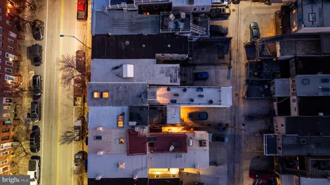 a view of city with tall buildings
