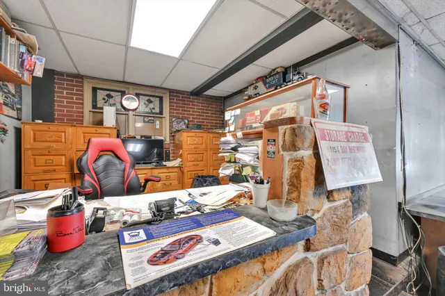 a view of storage and utility room