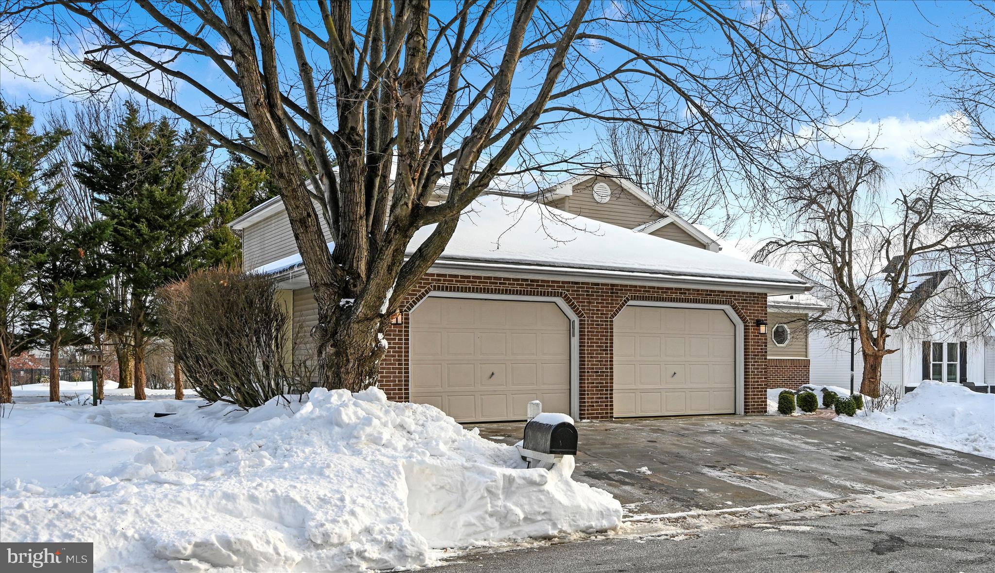 717 Brookside Lane Lebanon, PA 17042 - Photo 28 of 45 a view of a house with a snow covered with snow