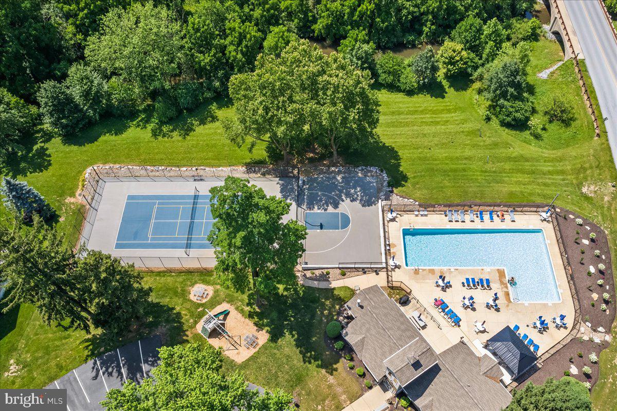 717 Brookside Lane Lebanon, PA 17042 - Photo 6 of 45 an aerial view of a house with a garden