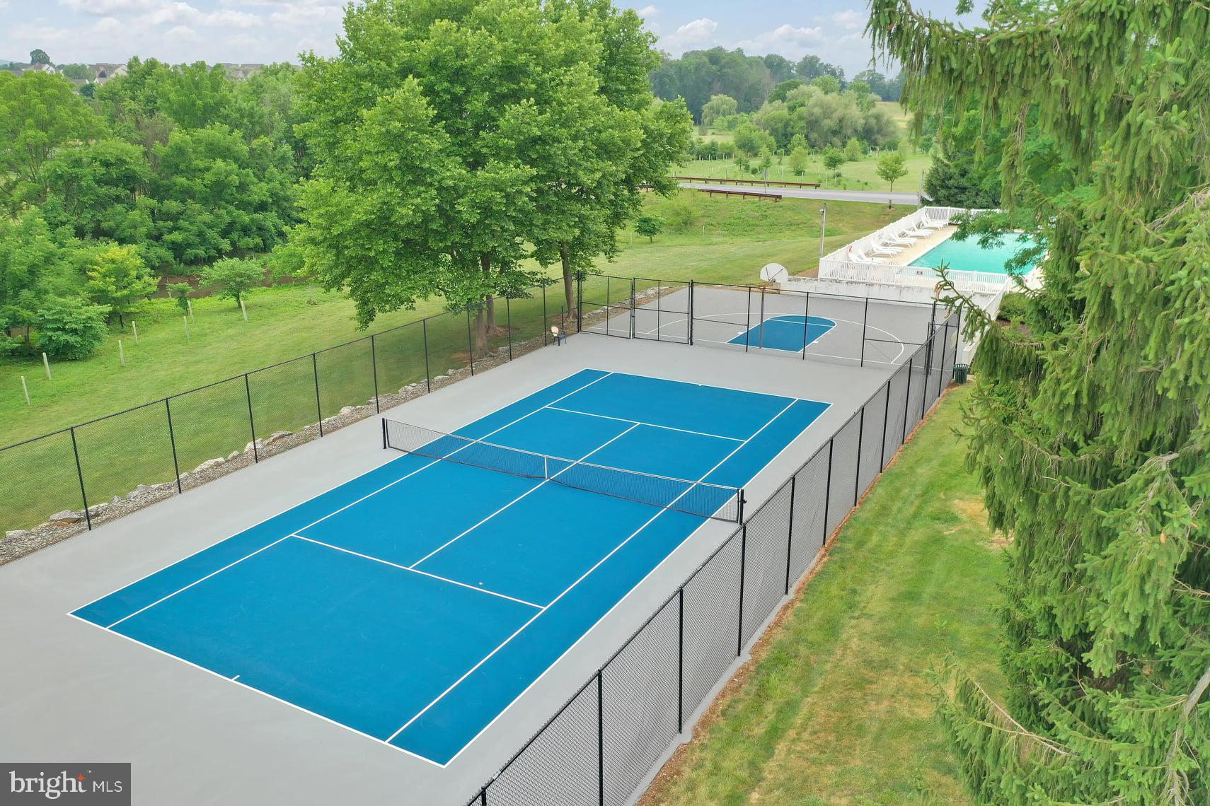717 Brookside Lane Lebanon, PA 17042 - Photo 7 of 45 a view of a tennis court with a small pool
