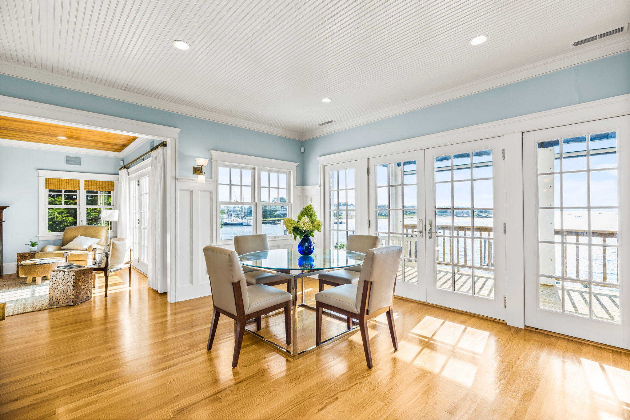 20 Bay Shore Road Hyannis, MA 02601 - Photo 16 of 42 a view of a dining room with furniture and wooden floor