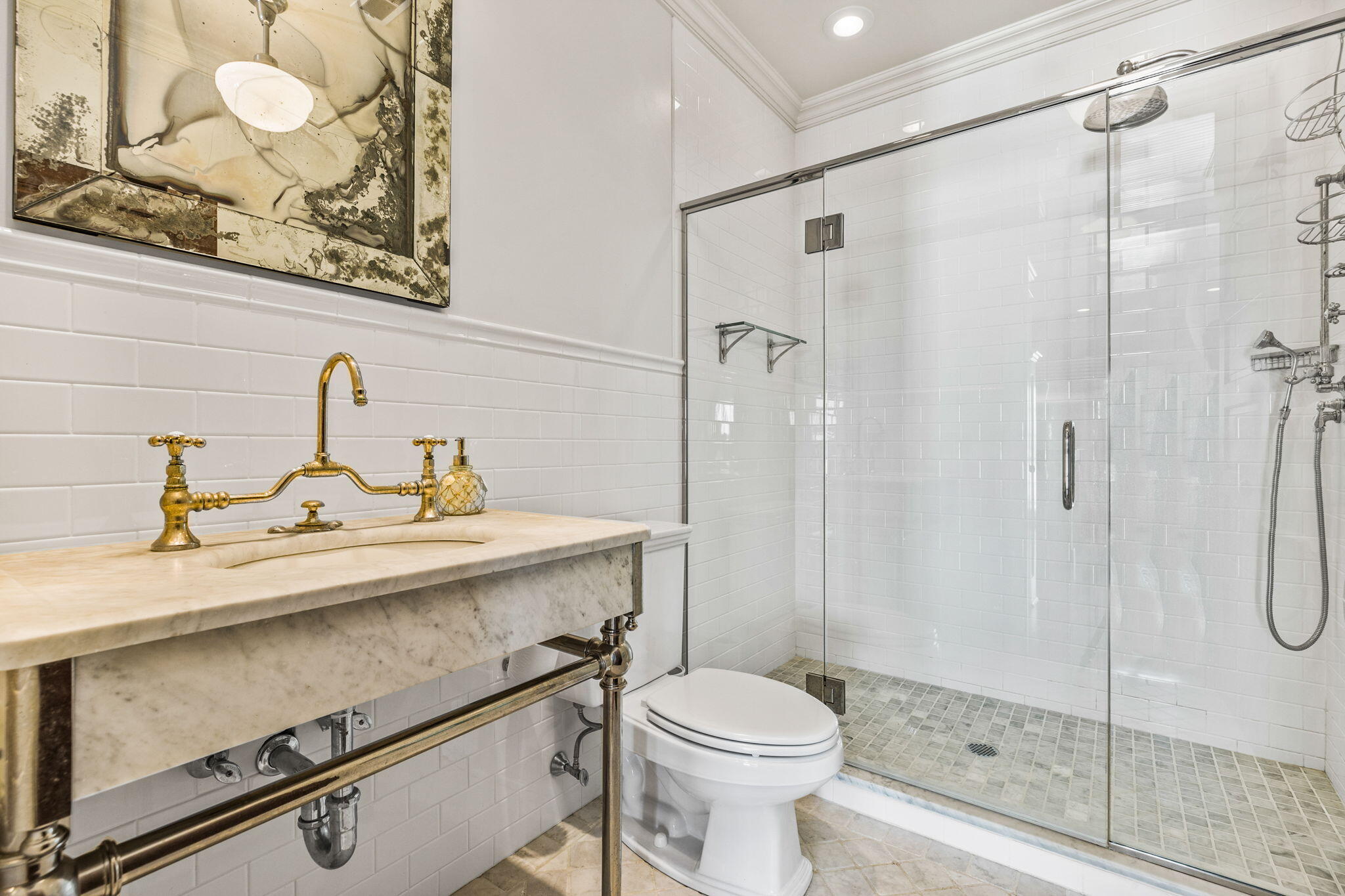 20 Bay Shore Road Hyannis, MA 02601 - Photo 23 of 42 a bathroom with a sink a toilet and shower