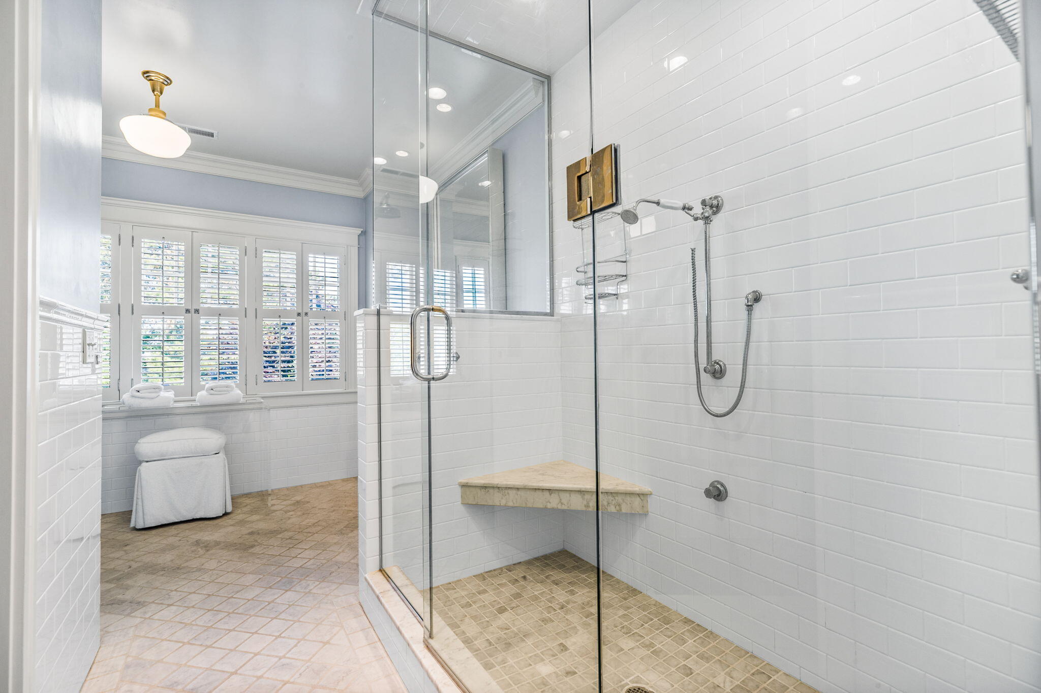 20 Bay Shore Road Hyannis, MA 02601 - Photo 31 of 42 a bathroom with a glass shower door and a sink