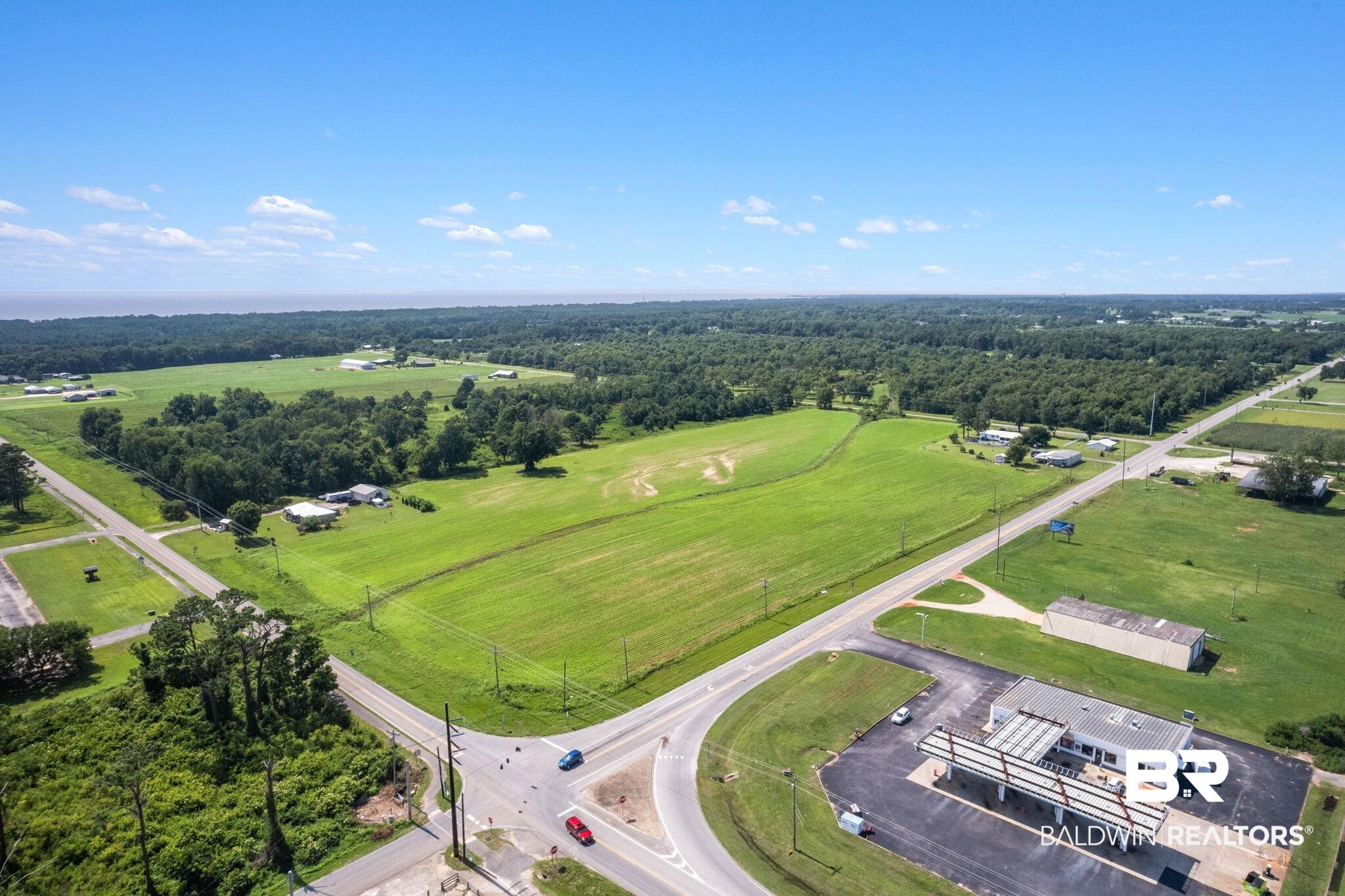 13643 County Road 3 Fairhope, AL 36532 - Photo 6 of 50 From Scenic 98 and Greeno Rd toward property