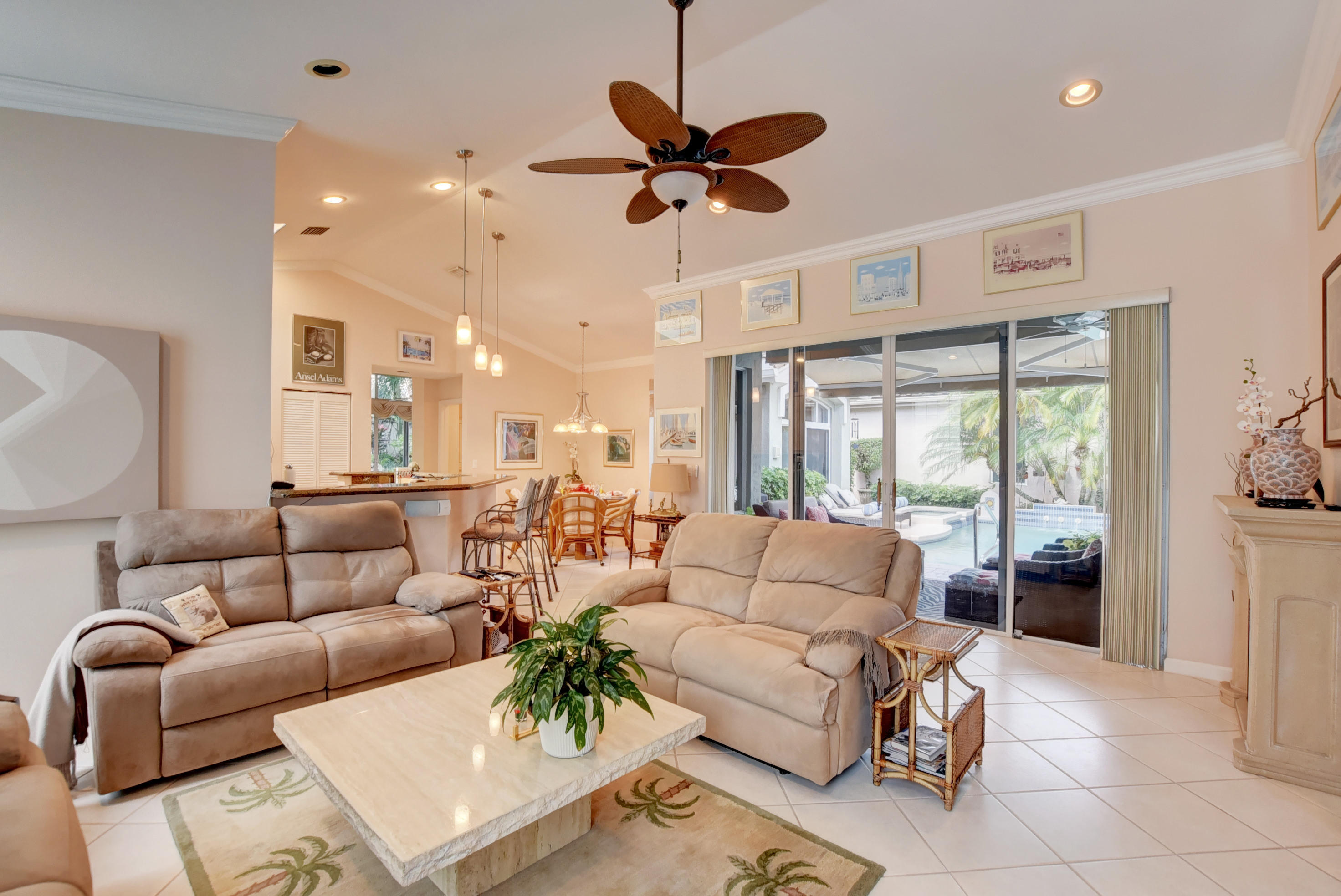 6342 Northwest 23rd Street Boca Raton, FL 33434 - Photo 30 of 50 Family room to courtyard view