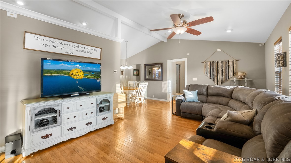 Beautiful Hard wood floors - Living room