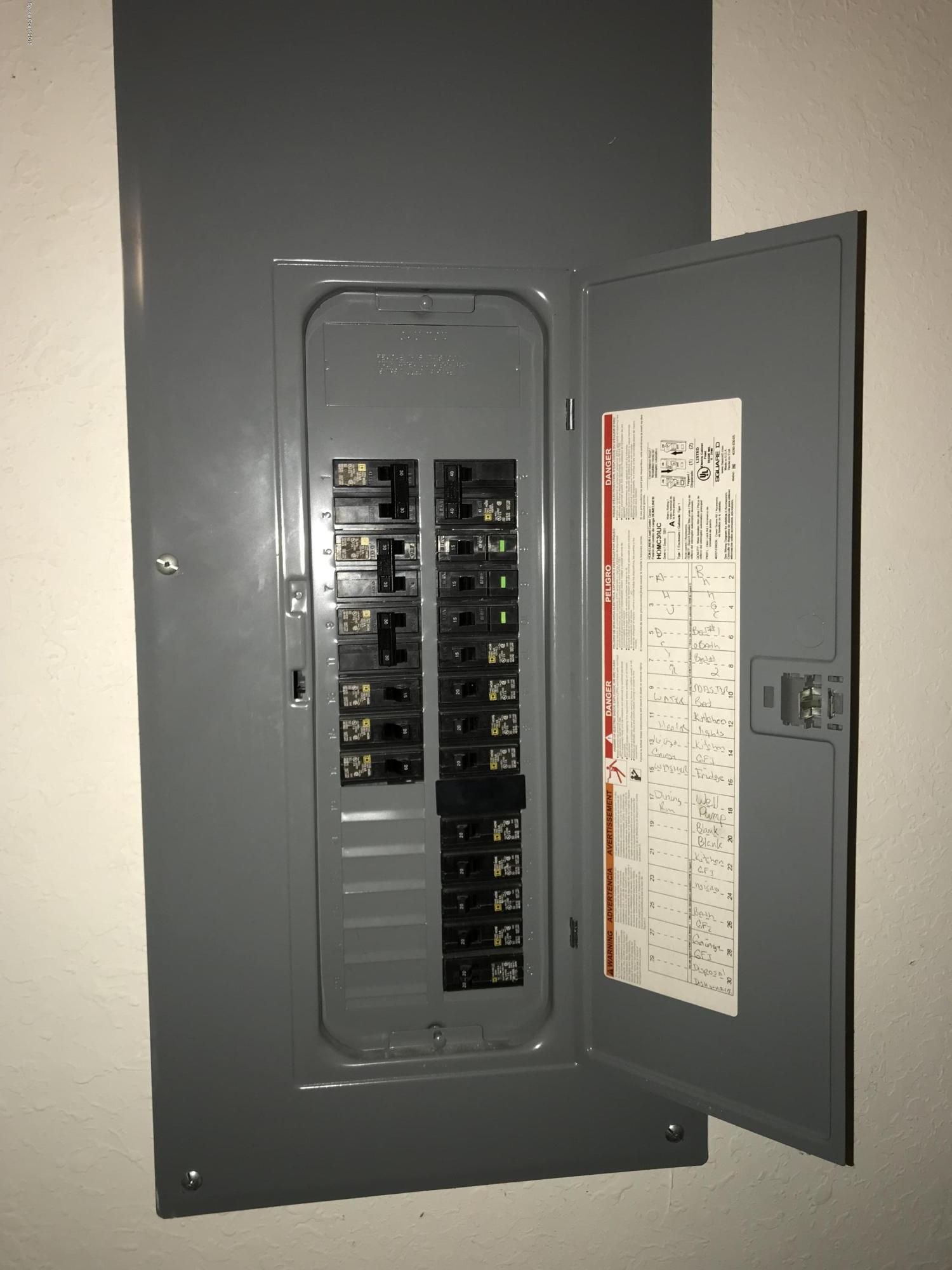 638 Titan Road Southeast Palm Bay, FL 32909 - Photo 22 of 33 Electric panel