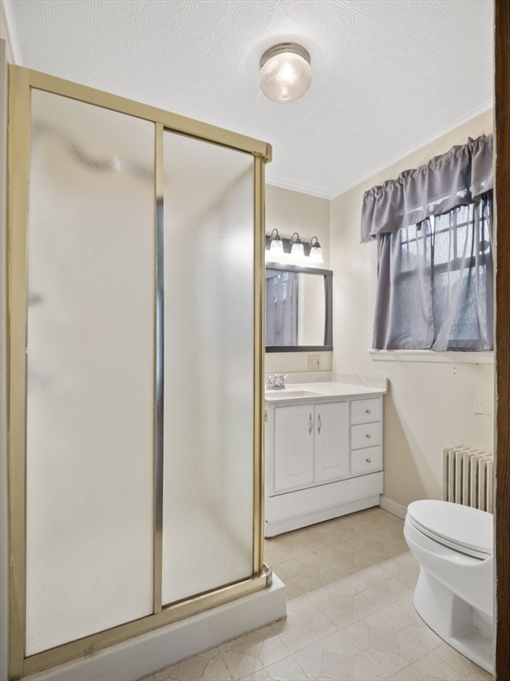 2154 Main Street Athol, MA 01331 - Photo 11 of 40 a bathroom with a shower toilet sink and mirror