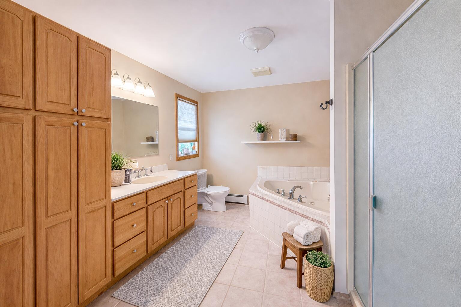 1159 Bangor Road Ellsworth, ME 04605 - Photo 17 of 35 virtually staged primary bathroom