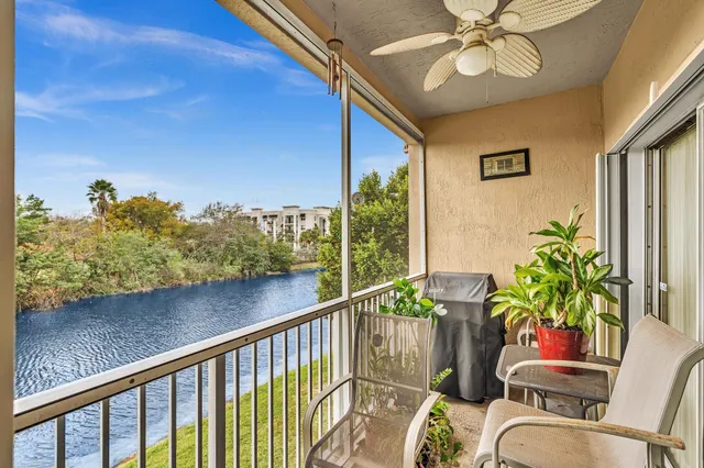 a view of a porch with furniture