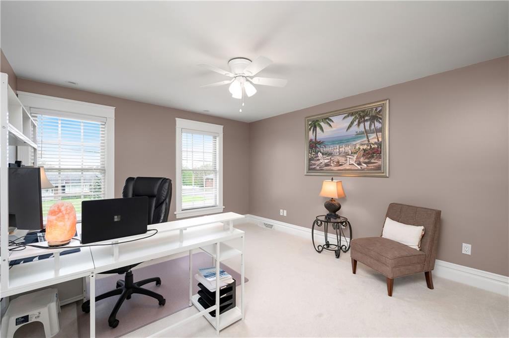 829 Hartzell School Road New Brighton, PA 15066 - Photo 27 of 50 a workspace with furniture and window