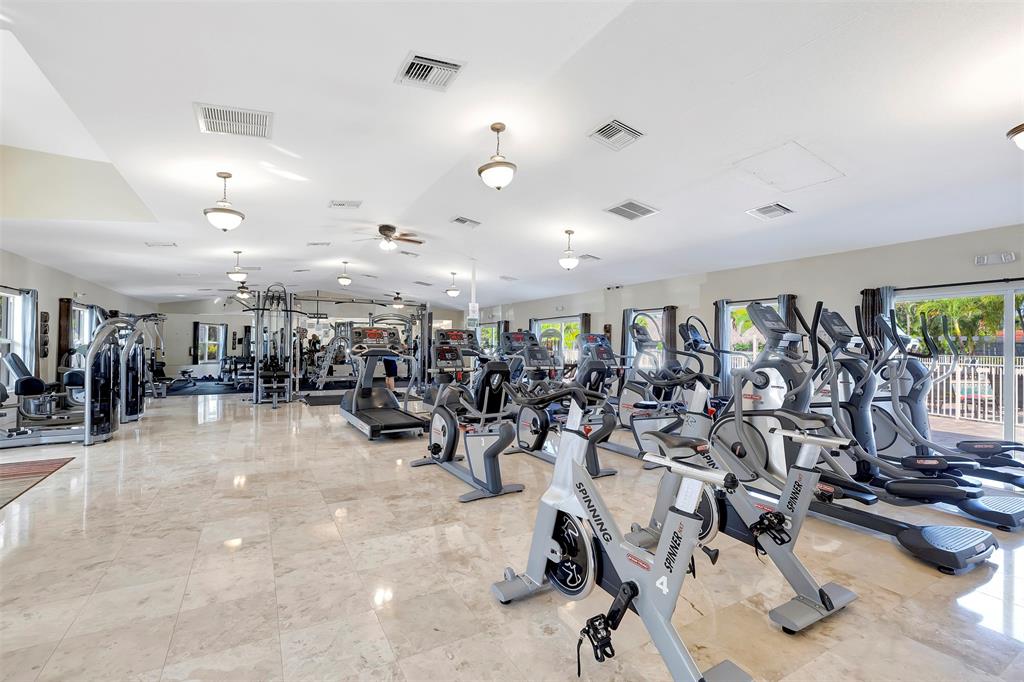 6 South Cortez Drive, Unit 6 Margate, FL 33068 - Photo 31 of 34 a view of a room with gym equipment