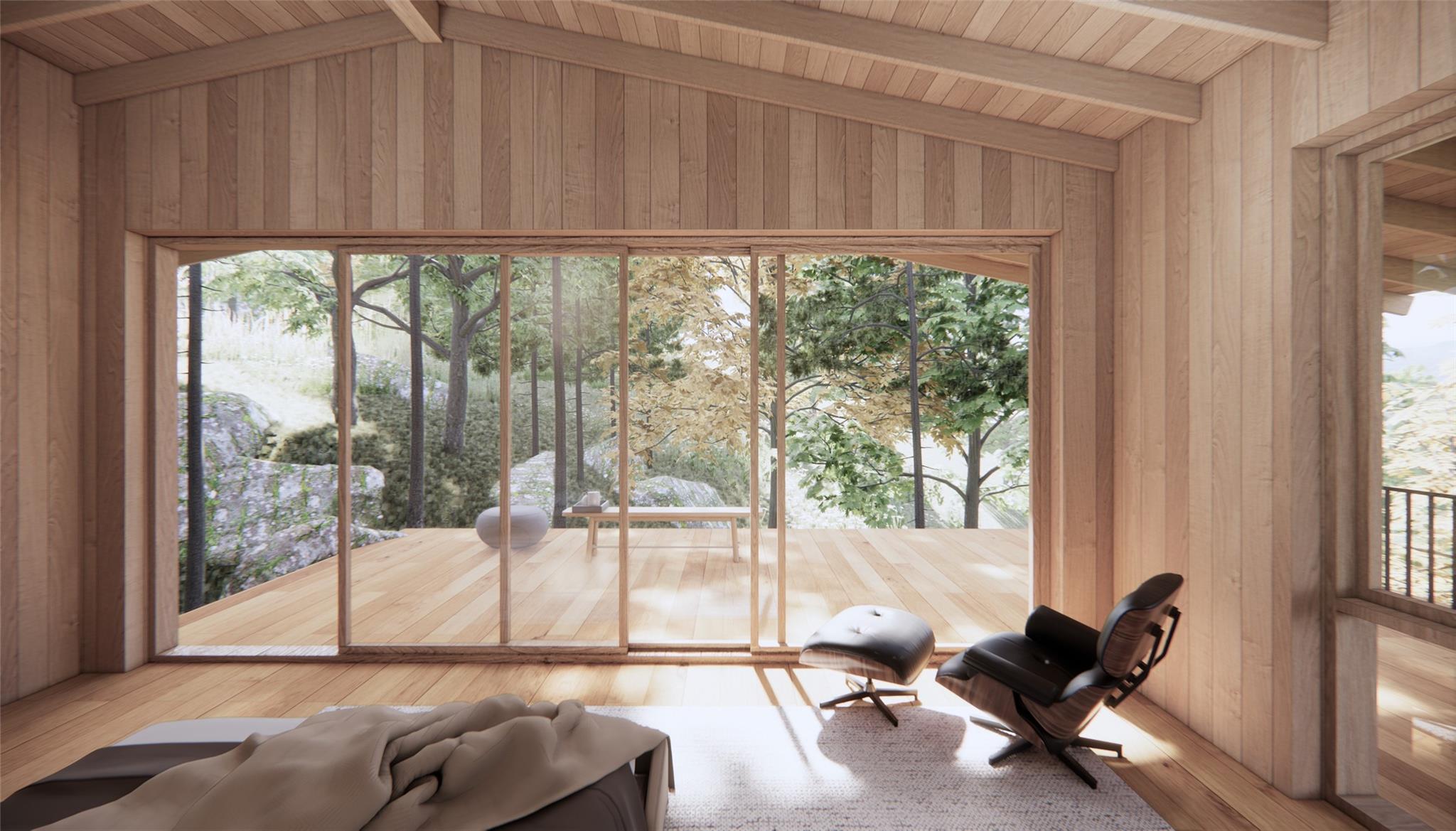 8 Forest Camp Road Wawarsing, NY 12489 - Photo 4 of 19 a living room with a floor to ceiling window and floor to ceiling window