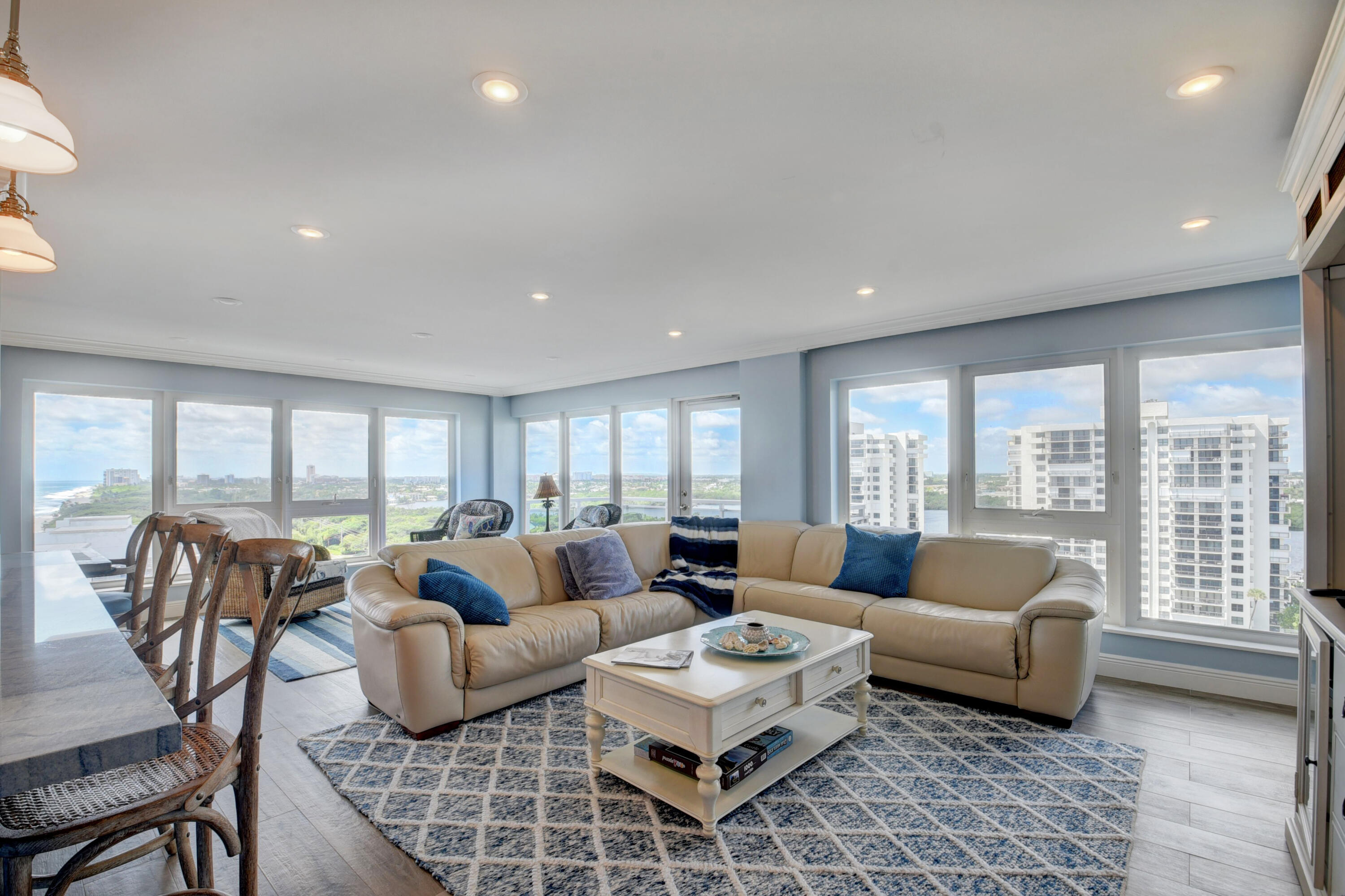 2066 North Ocean Boulevard, Unit 14SW Boca Raton, FL 33431 - Photo 7 of 43 great room