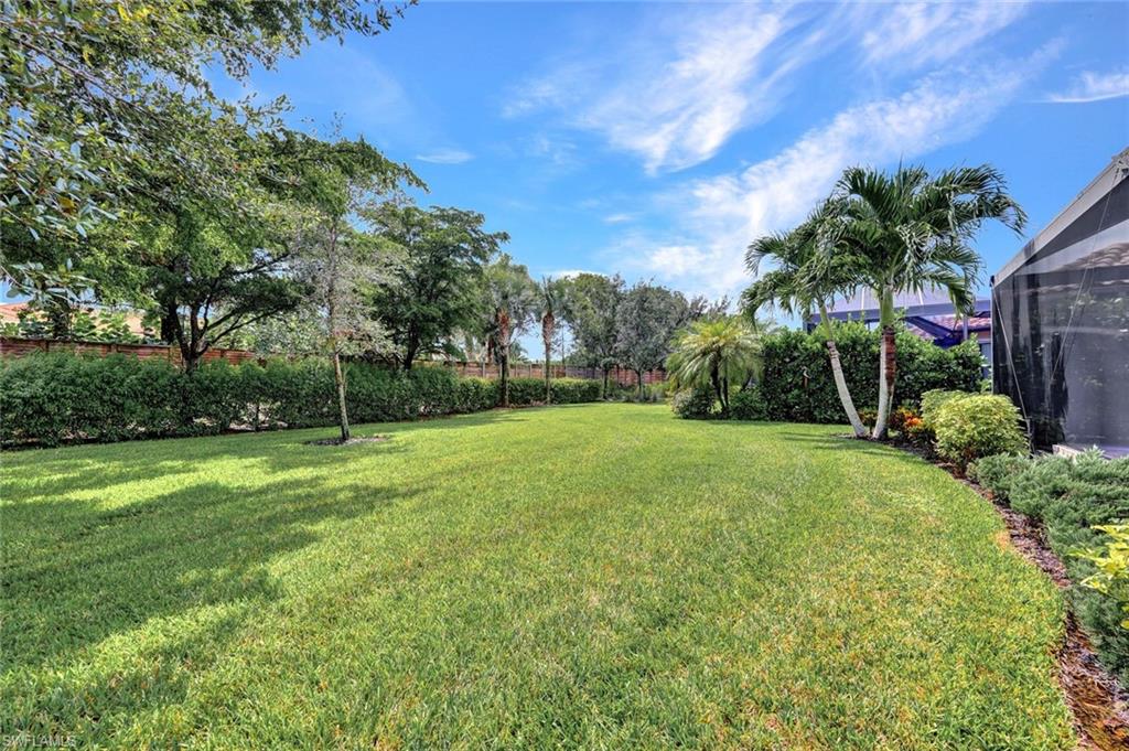 10163 Coconut Road Estero, FL 34135 - Photo 37 of 44 a view of a backyard with palm trees