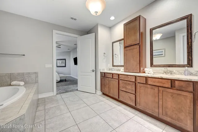 a view of a hallway with workspace