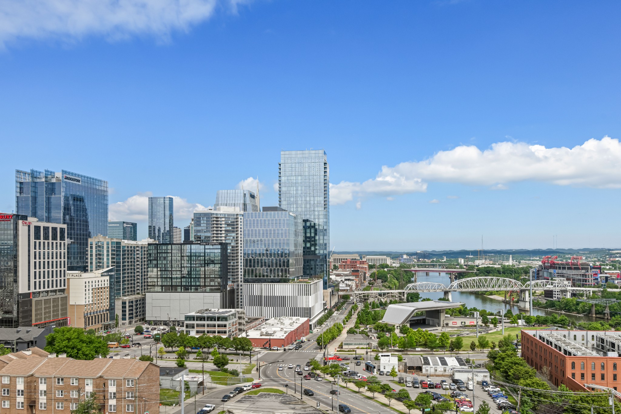 20 Rutledge Street, Unit 707 Nashville, TN 37210 - Photo 36 of 51 a view of city with tall buildings