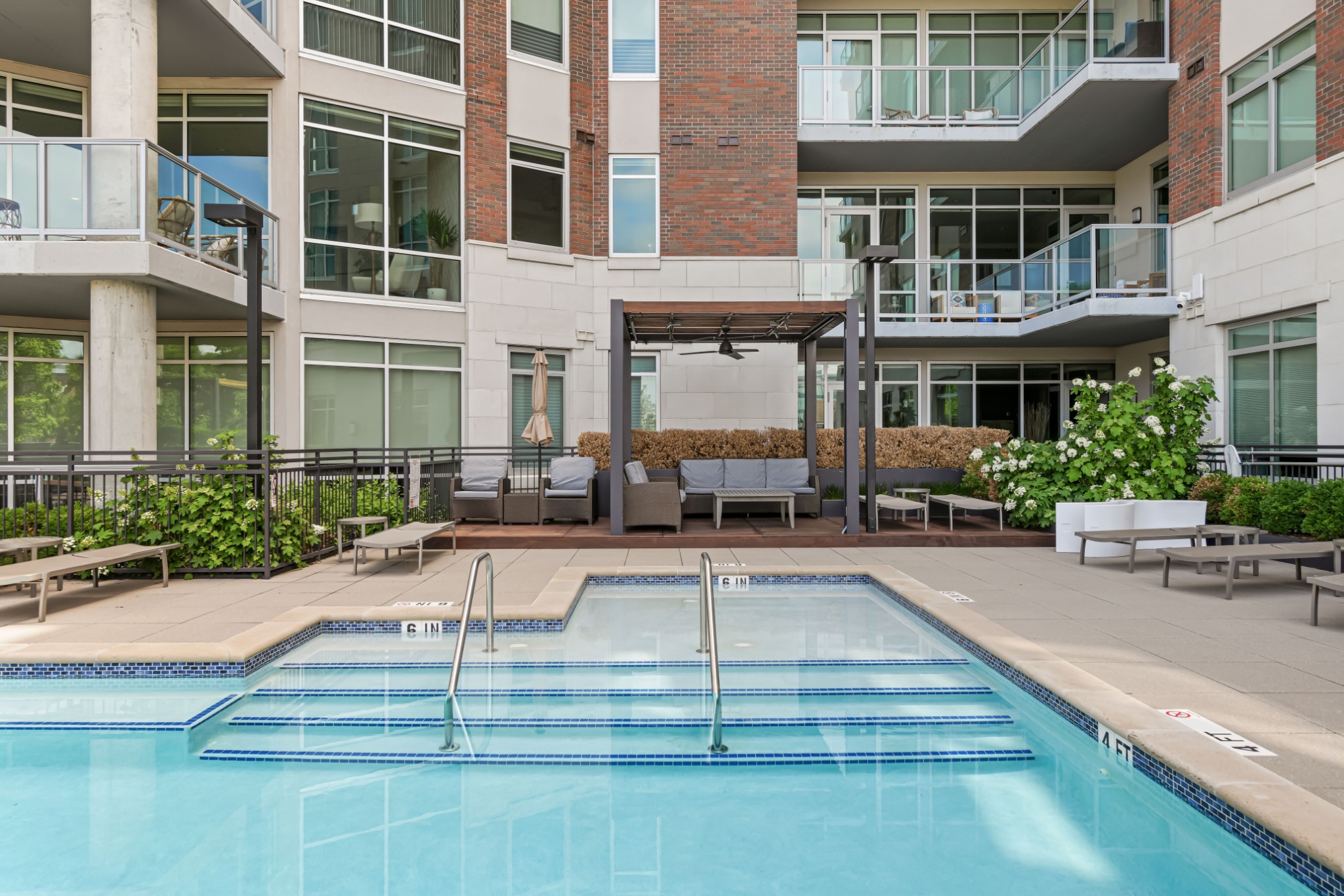 20 Rutledge Street, Unit 707 Nashville, TN 37210 - Photo 40 of 51 a view of outdoor space yard swimming pool and outdoor seating
