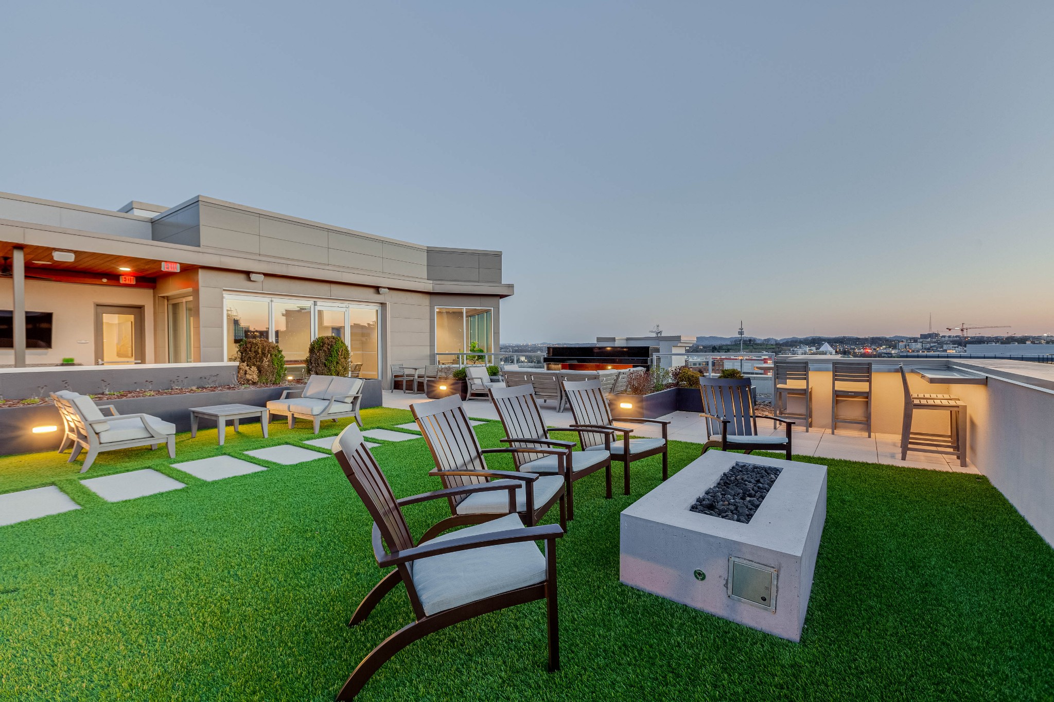20 Rutledge Street, Unit 707 Nashville, TN 37210 - Photo 47 of 51 a living room with furniture and a table