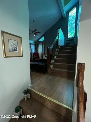 a view of entryway and hall