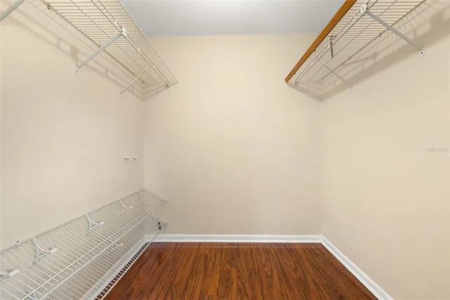 an aerial view of a house with outdoor space swimming pool
