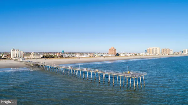 a view of an ocean beach