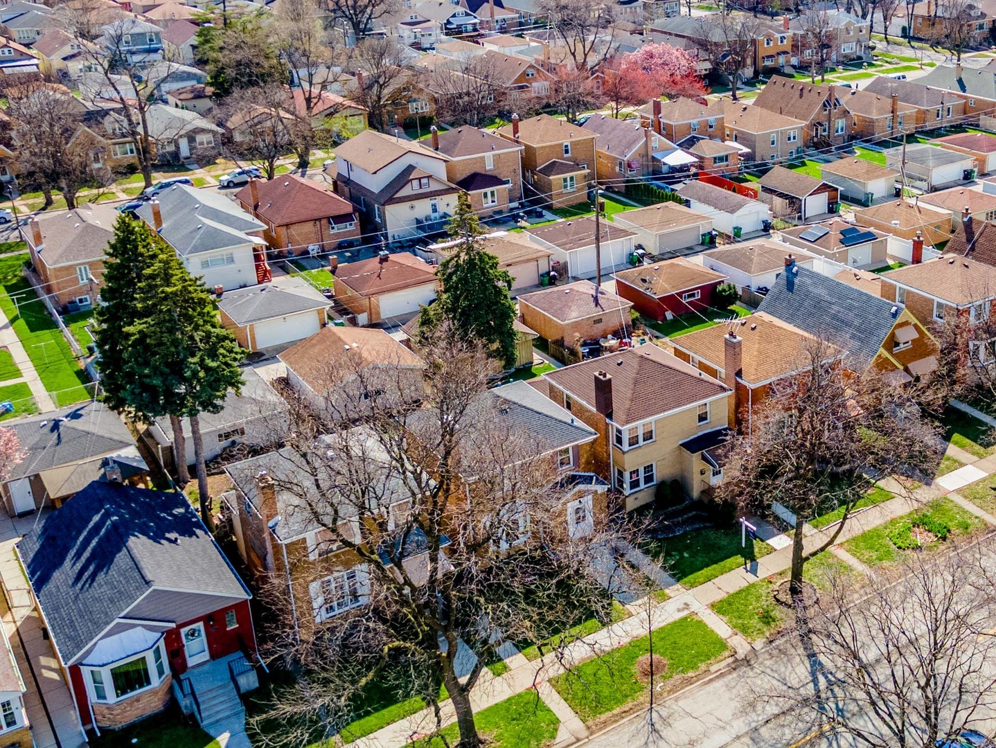 3519 Ridgeland Avenue Berwyn, IL 60402 - Photo 23 of 29 an aerial view of residential houses with outdoor space