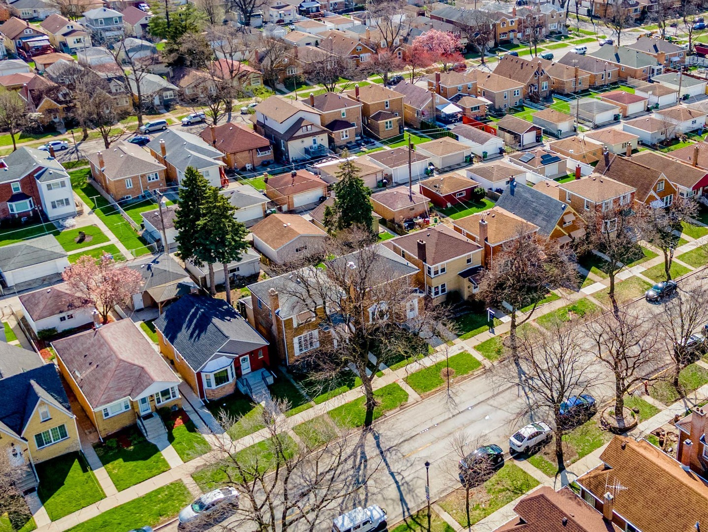 3519 Ridgeland Avenue Berwyn, IL 60402 - Photo 24 of 29 an aerial view of residential houses with outdoor space