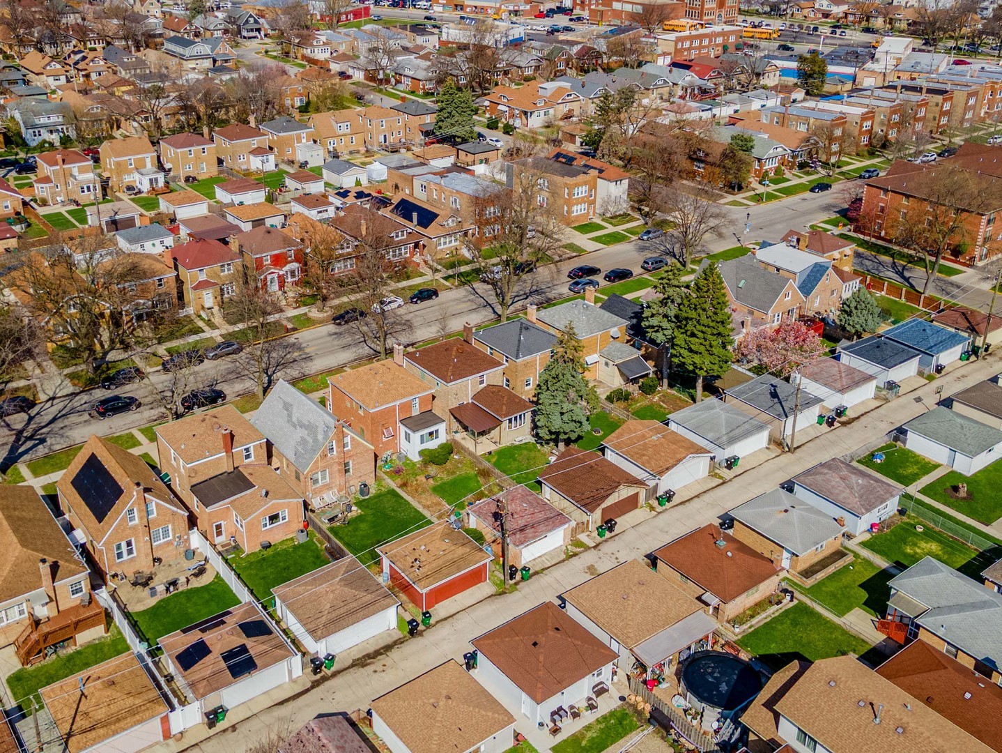 3519 Ridgeland Avenue Berwyn, IL 60402 - Photo 25 of 29 an aerial view of residential building with parking